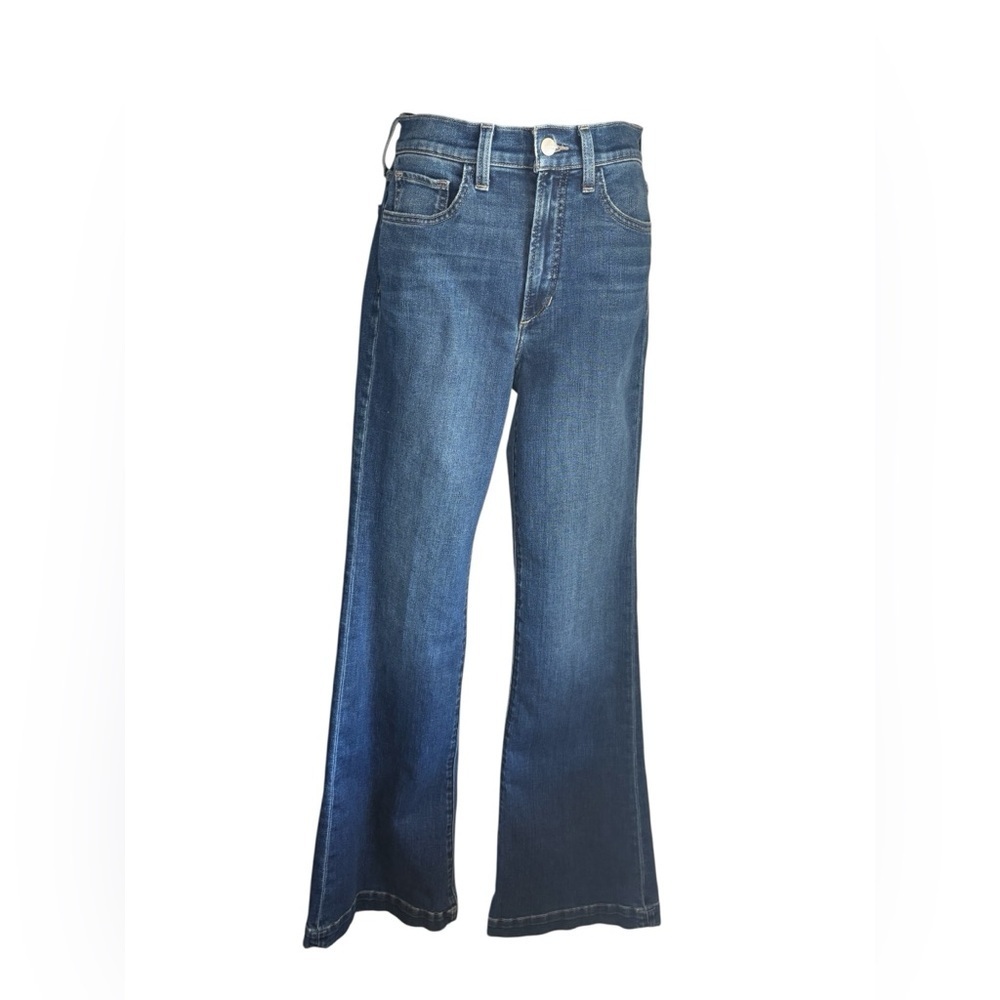 Joe's Jeans The Molly high rise Dark Blue Flare Denim Sz 26 cotton blend - Picture 3 of 12